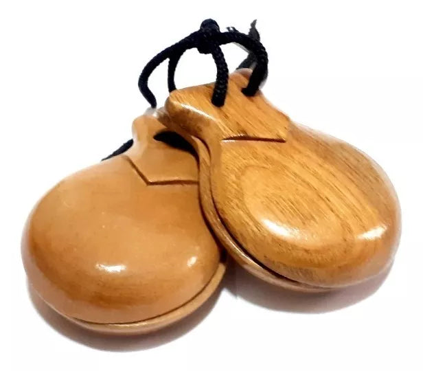 Castanhola Madeira Clara (par)